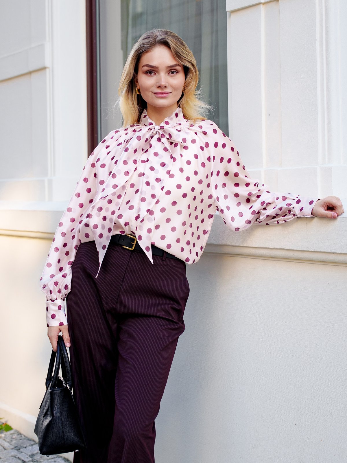 Cras Ethel Shirt Grape Dot