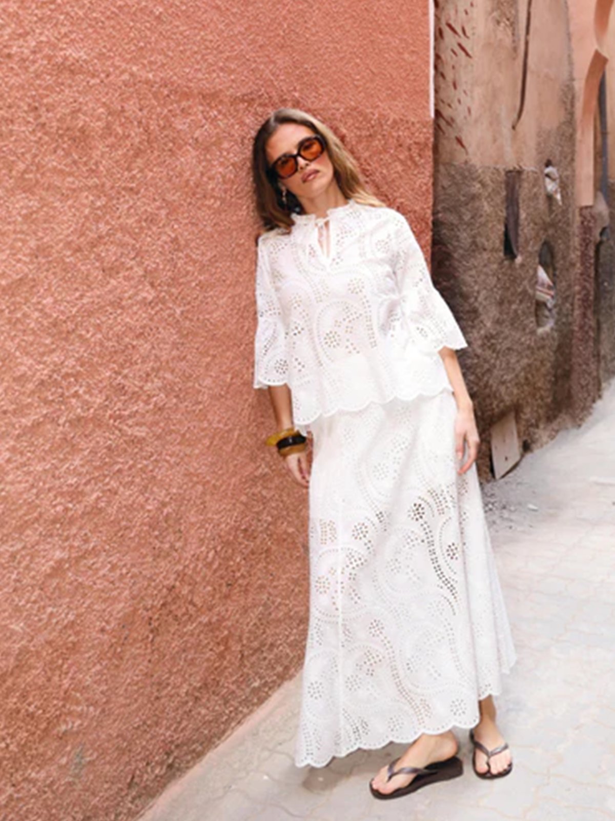 Cras Briza Blouse White