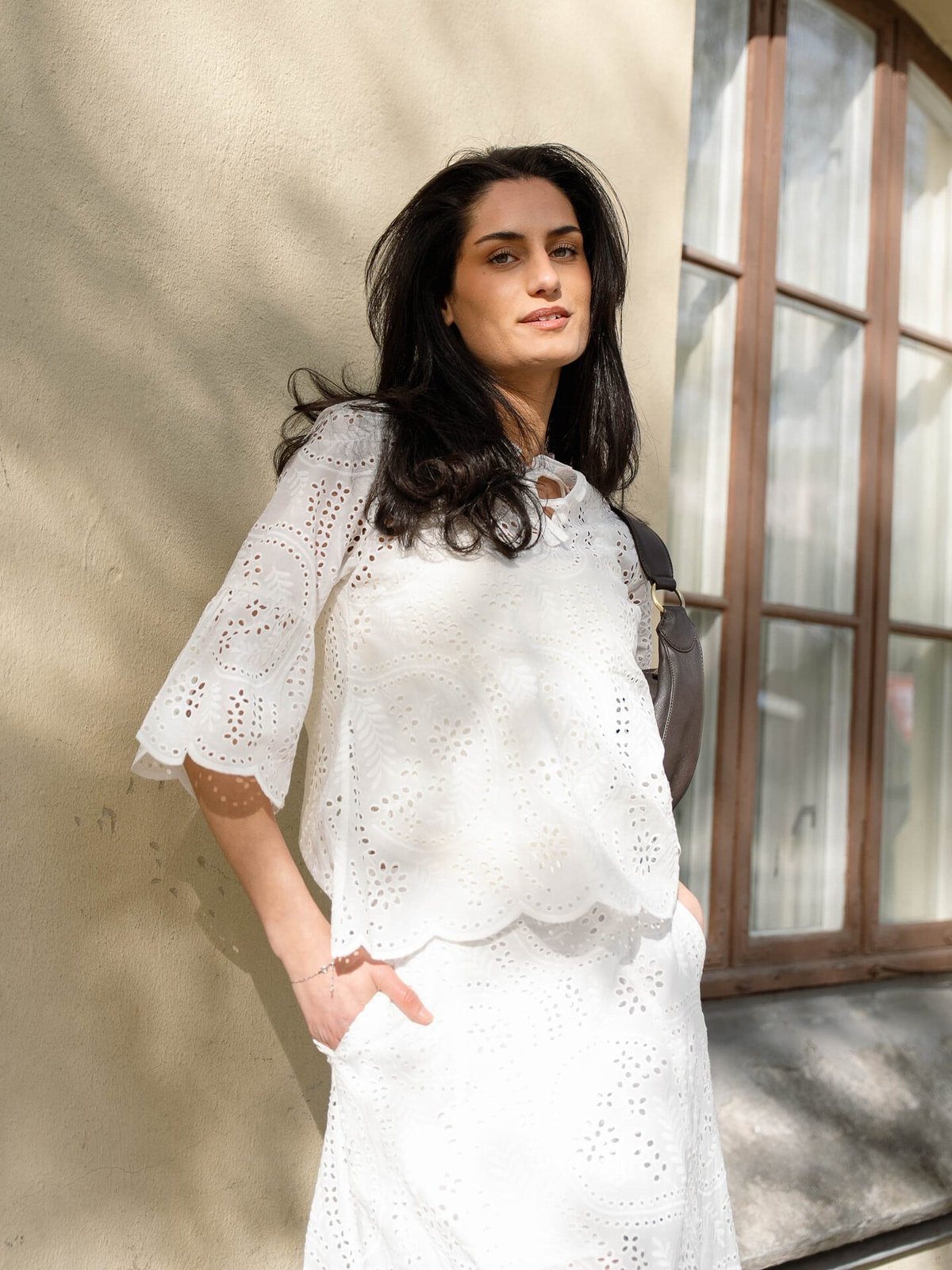 Cras Briza Blouse White