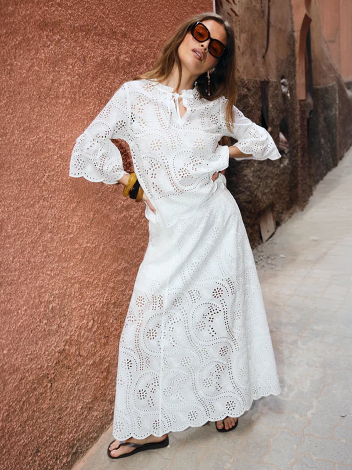 Cras Briza Skirt White