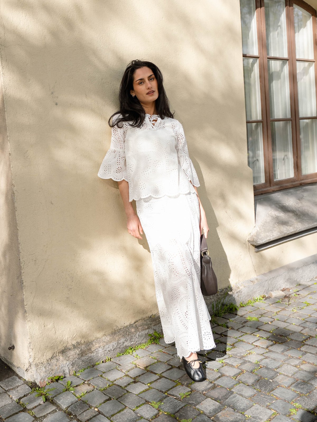 Cras Briza Skirt White