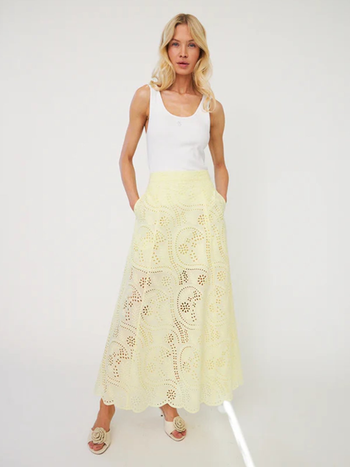 Cras Briza Skirt French Vanilla