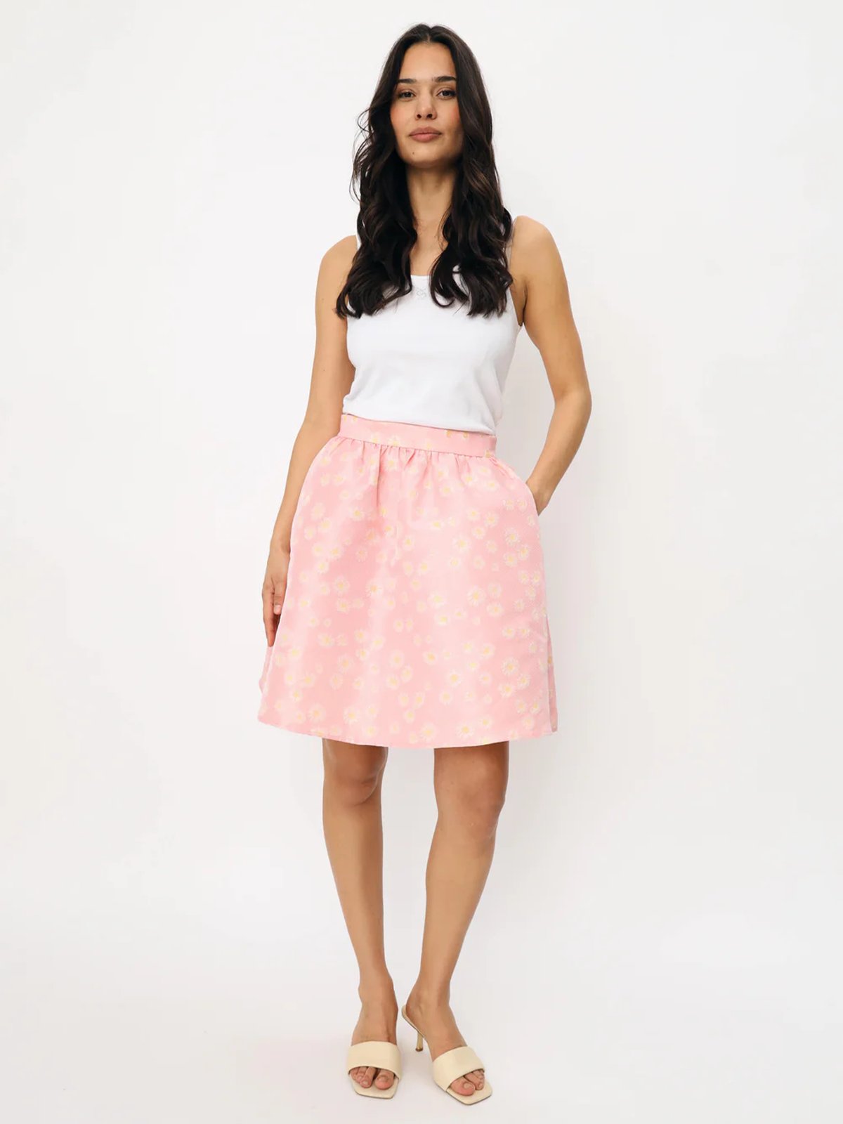 Cras Jamilla Skirt Light Rose