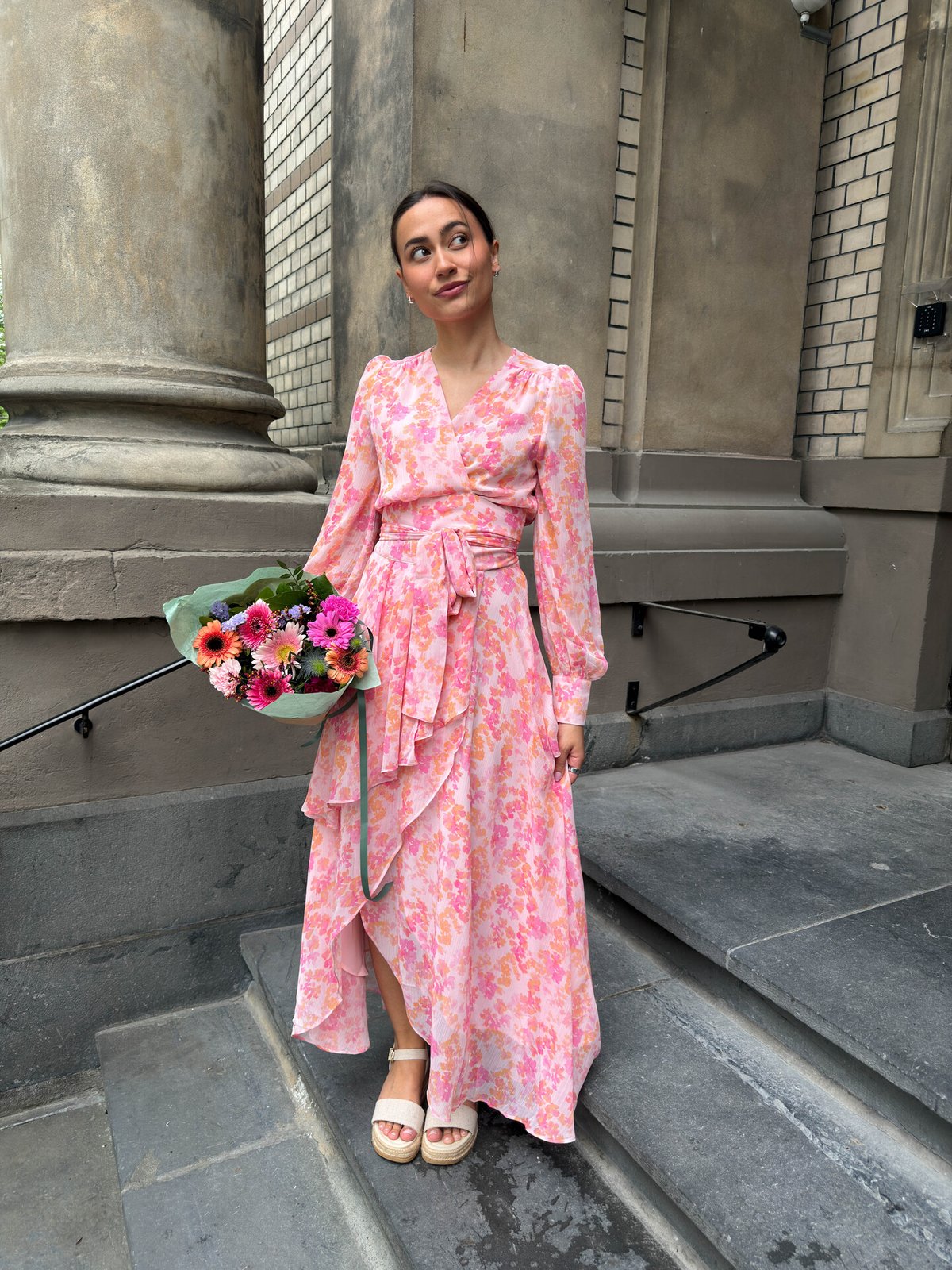 Cras Romance Dress Rosa
