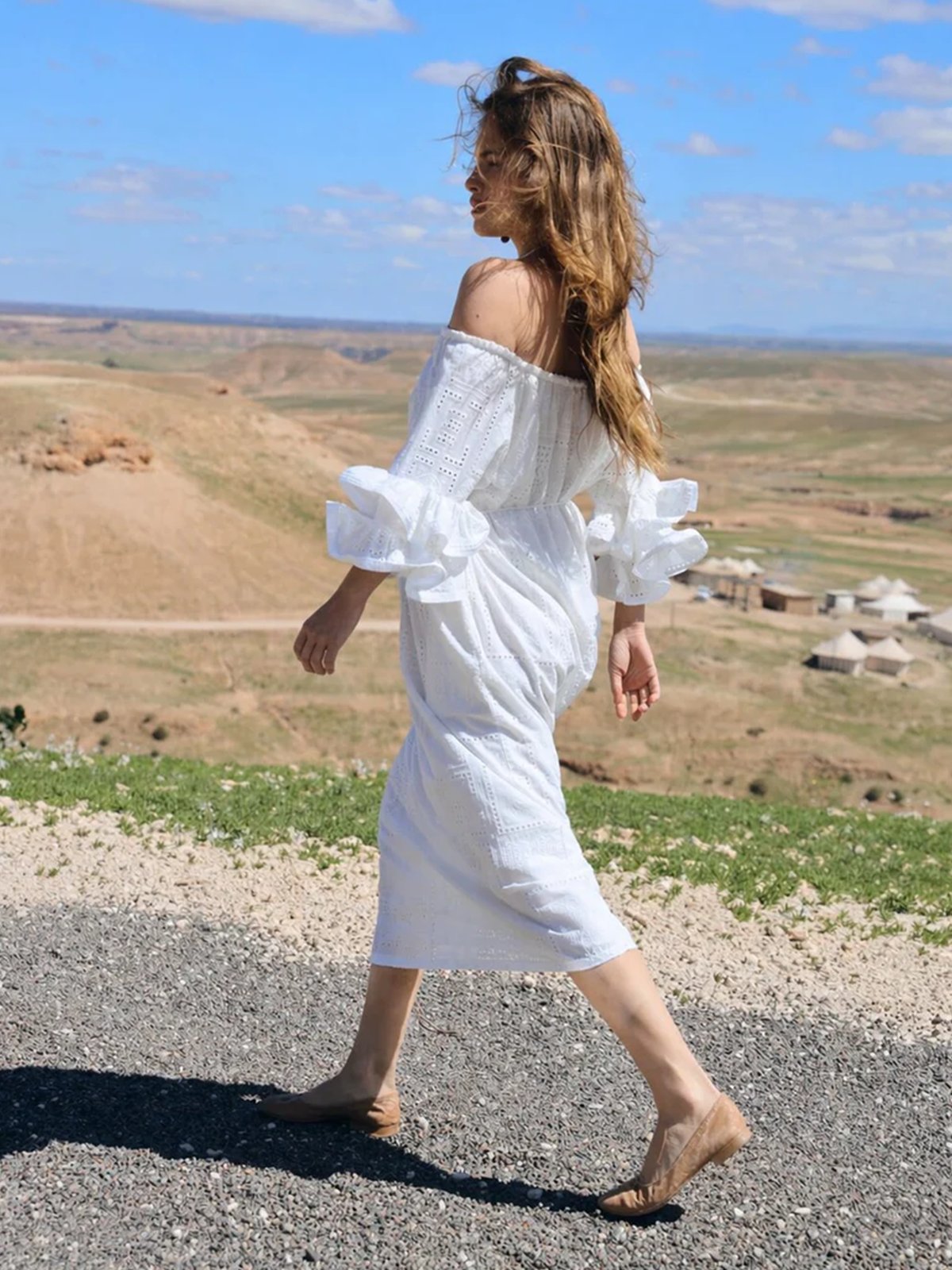 Cras Ita Dress White