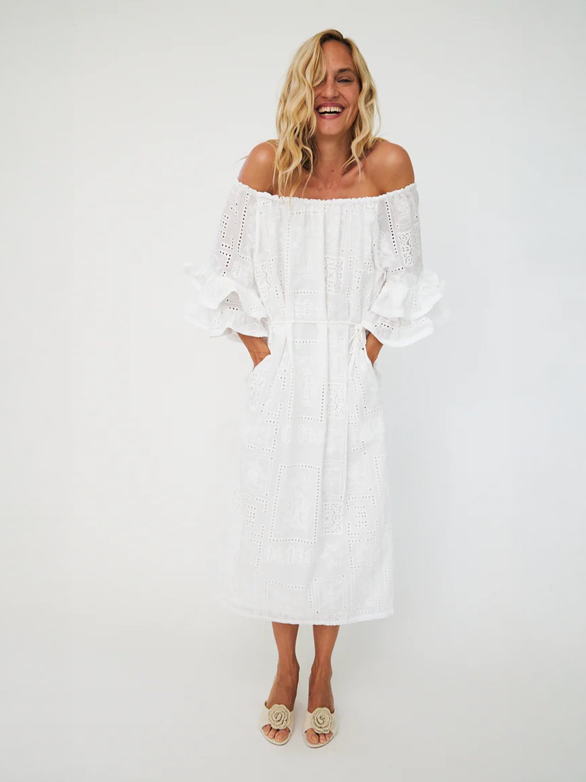 Cras Ita Dress White