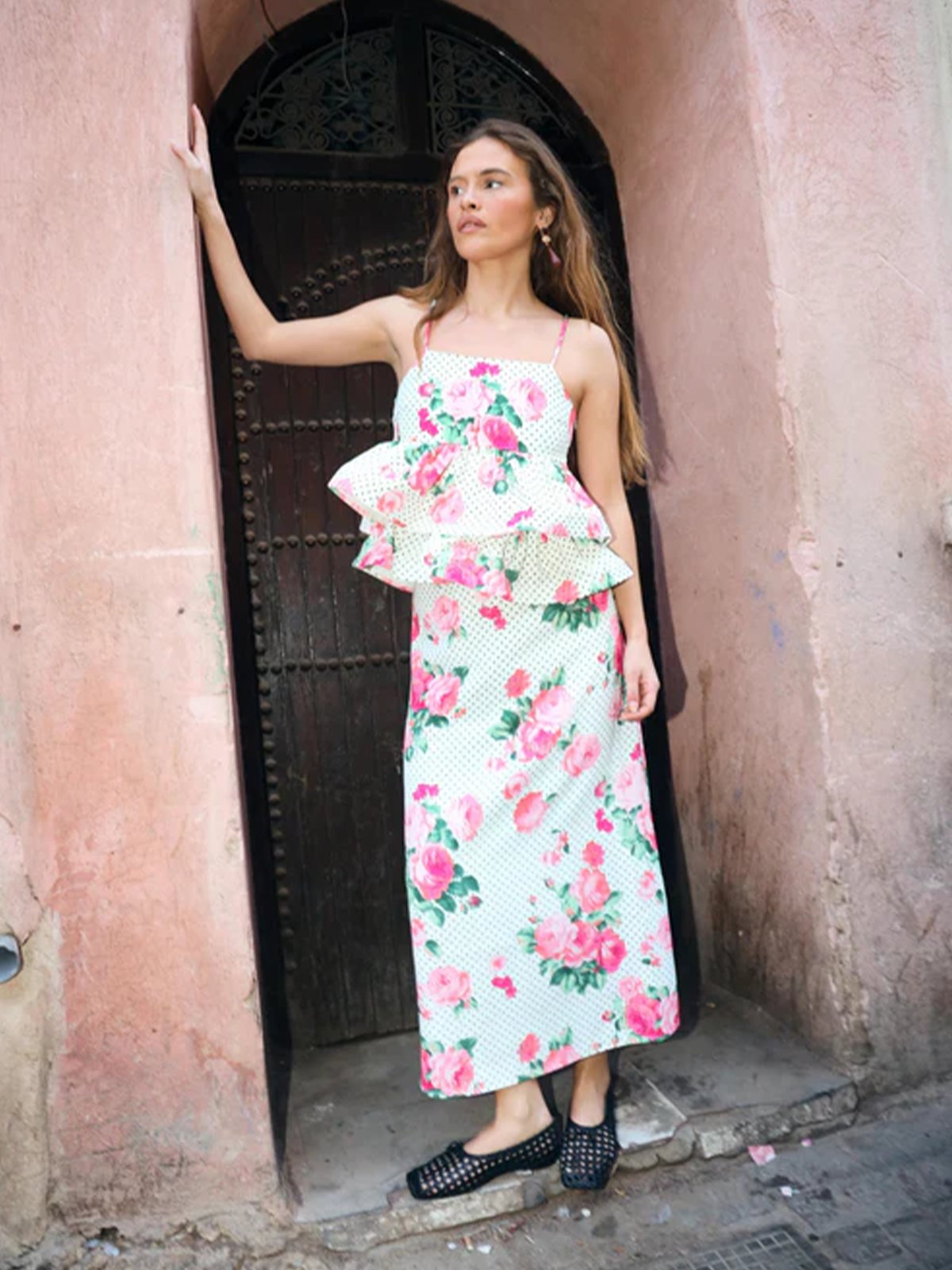 Cras Joselle Skirt Polka Rose