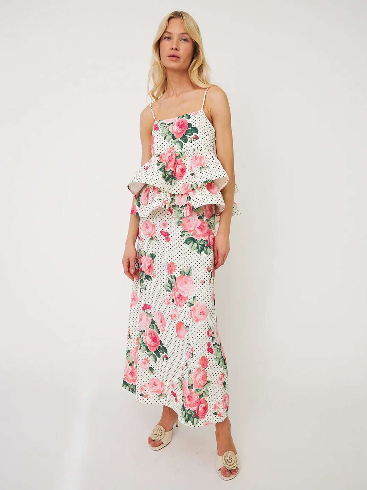 Cras Joselle Skirt Polka Rose