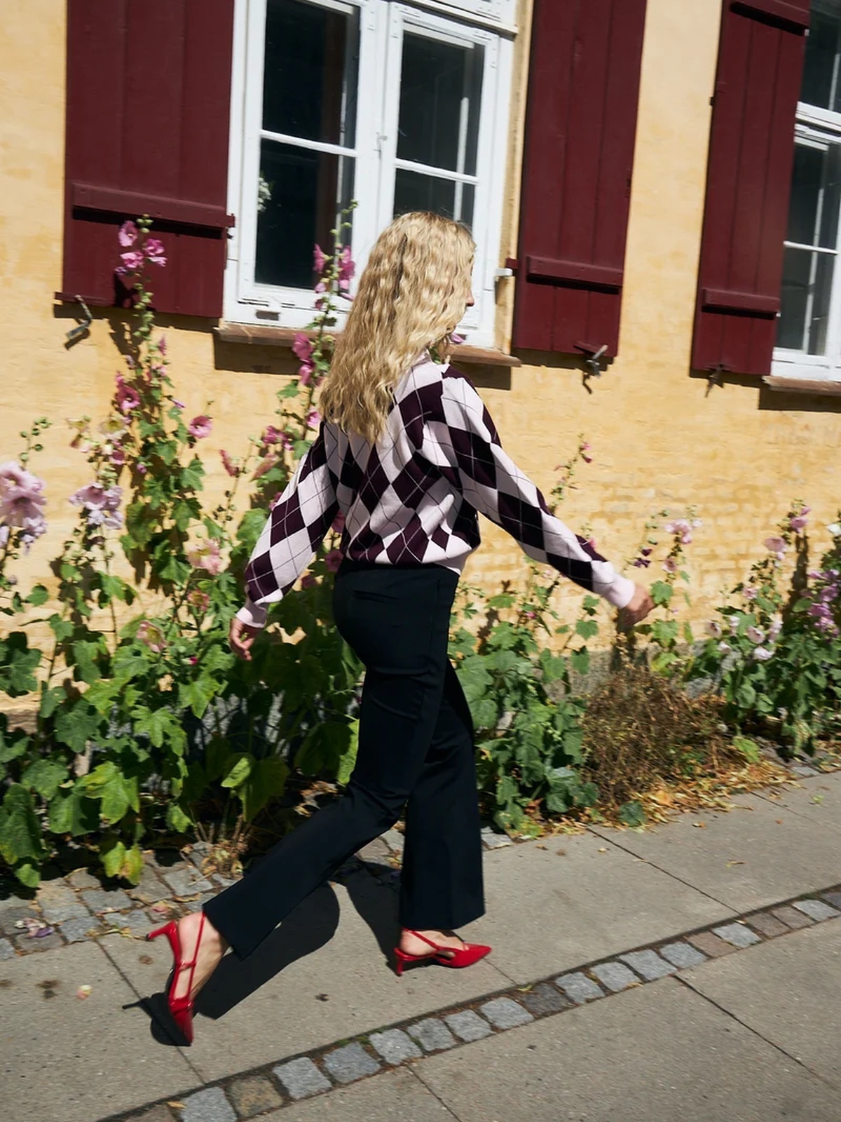 Cras Flare Pants Black