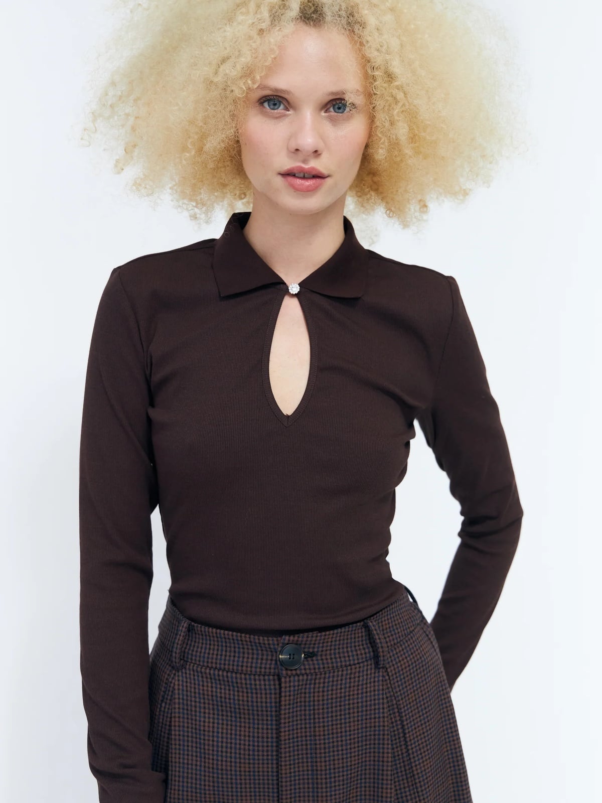 Cras Isabell Blouse Chocolate Brown