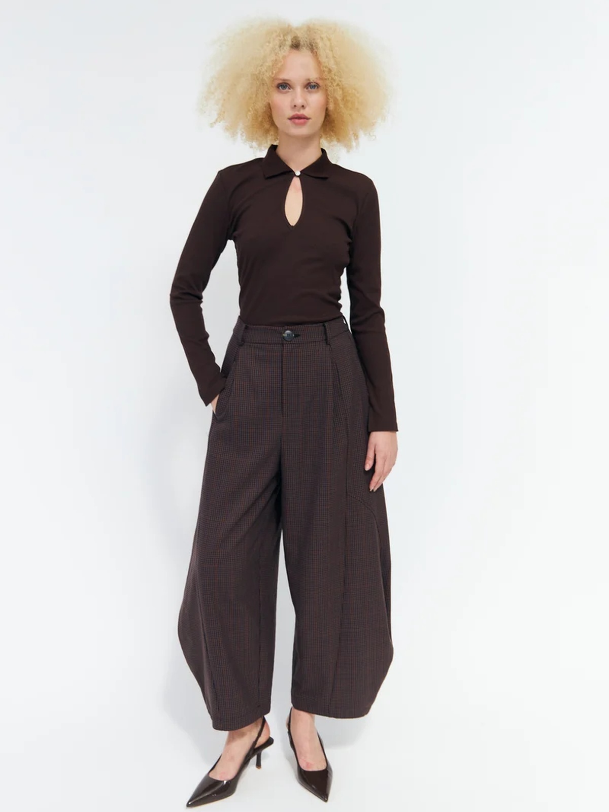 Cras Isabell Blouse Chocolate Brown