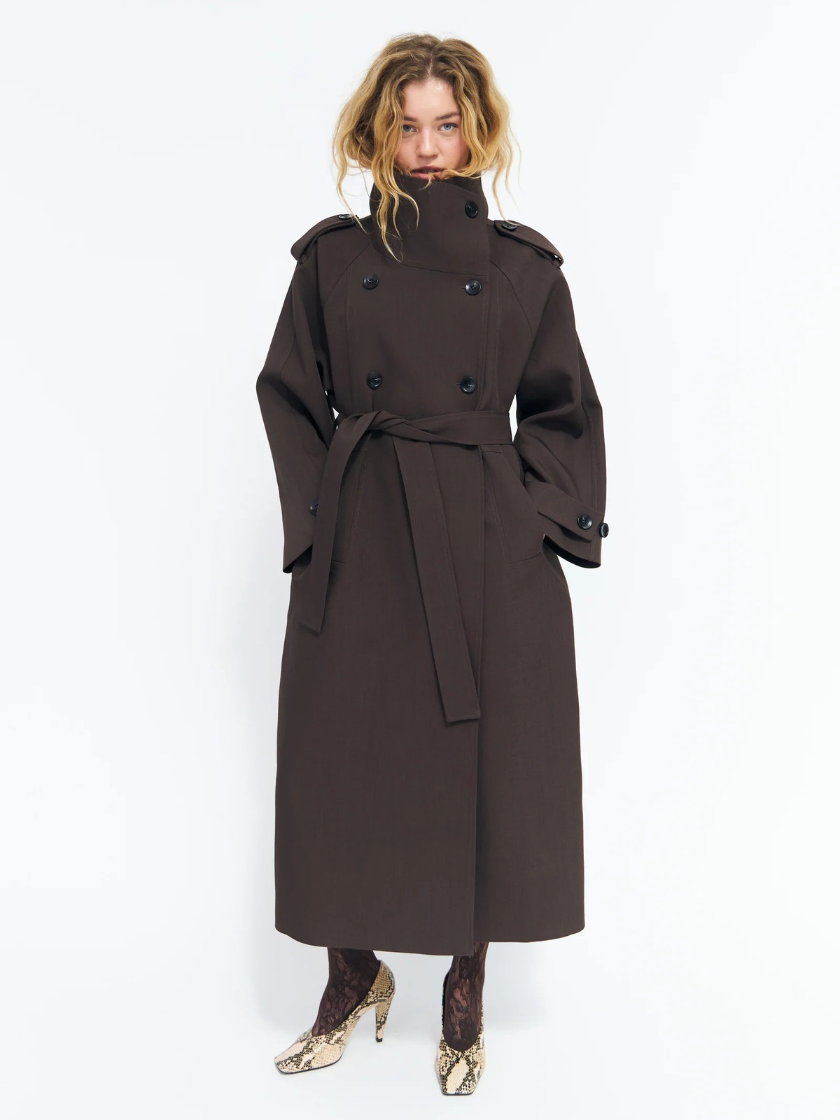 Cras Leonora Trenchcoat Dark Brown