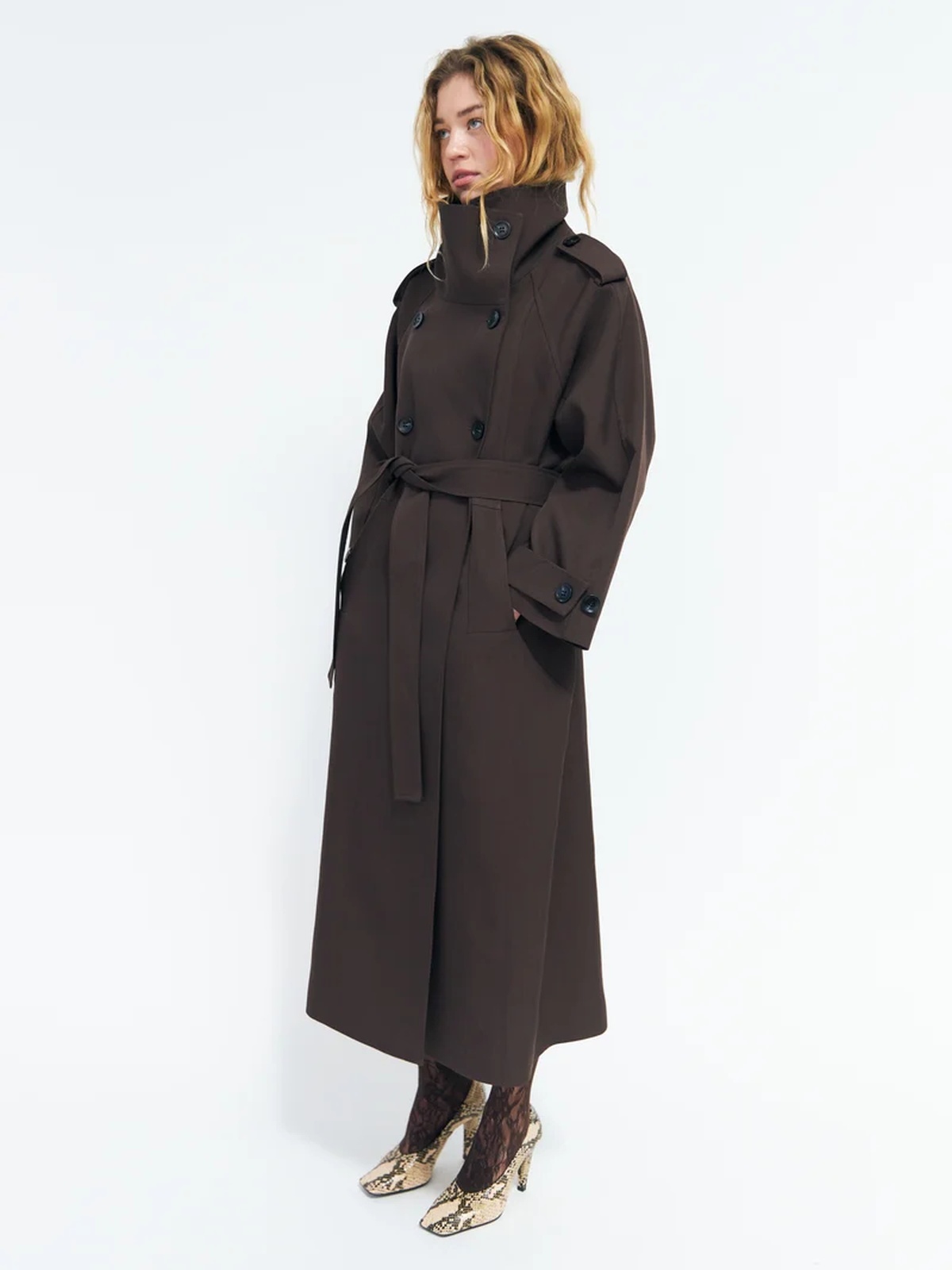 Cras Leonora Trenchcoat Dark Brown