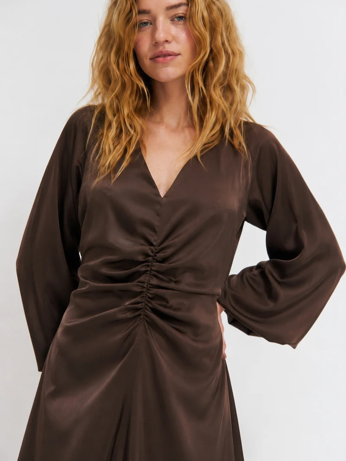 Cras Wrenlee Dress Java Brown