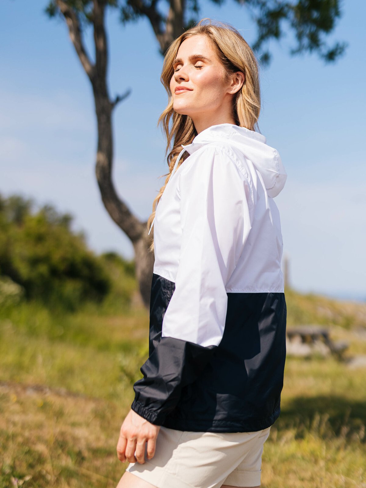 Columbia Flash Forward Windbreaker White, Black