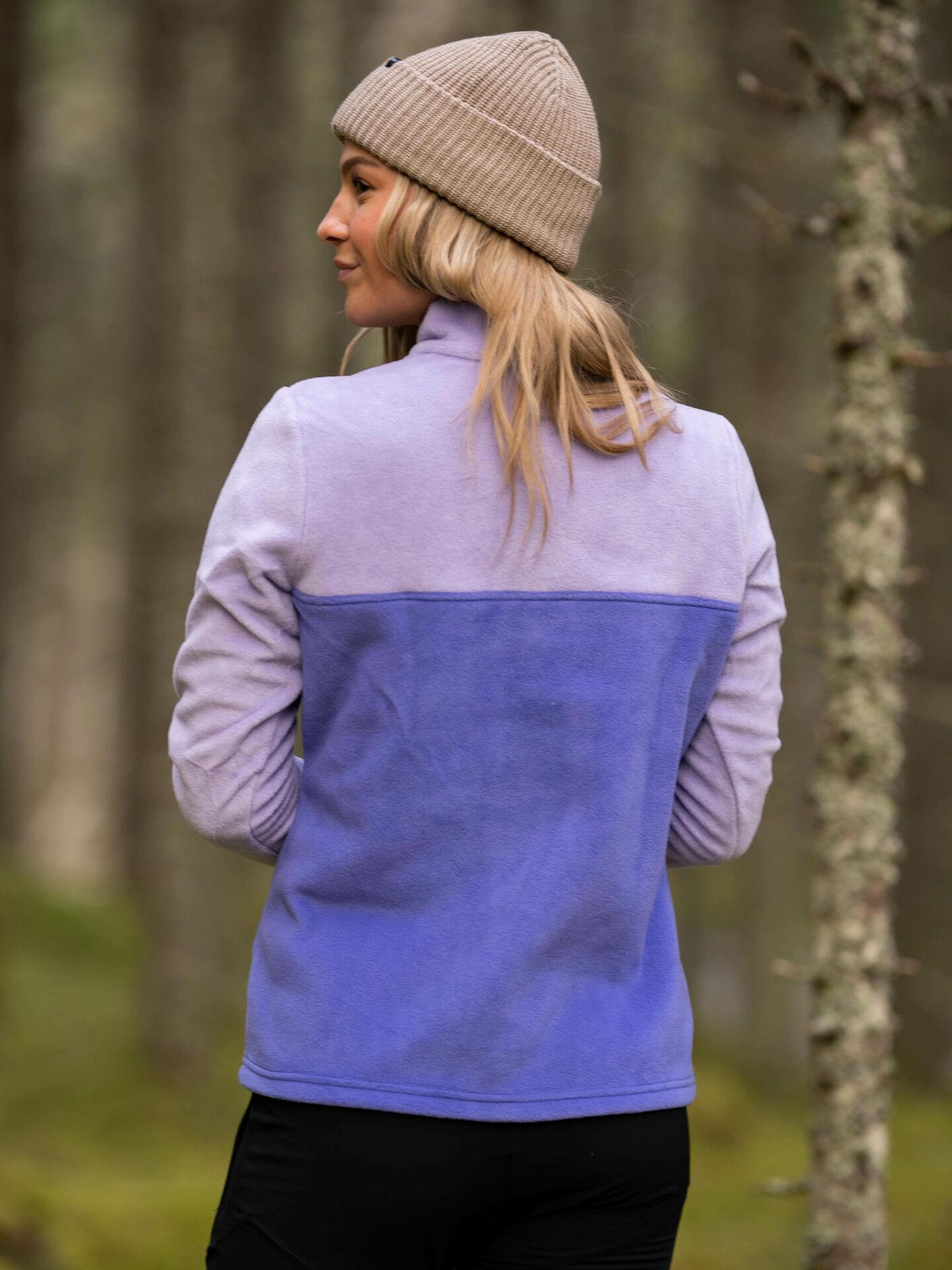 Columbia Benton Springs 1/2 Snap Pullover Purple Lotus, Frosted Purple