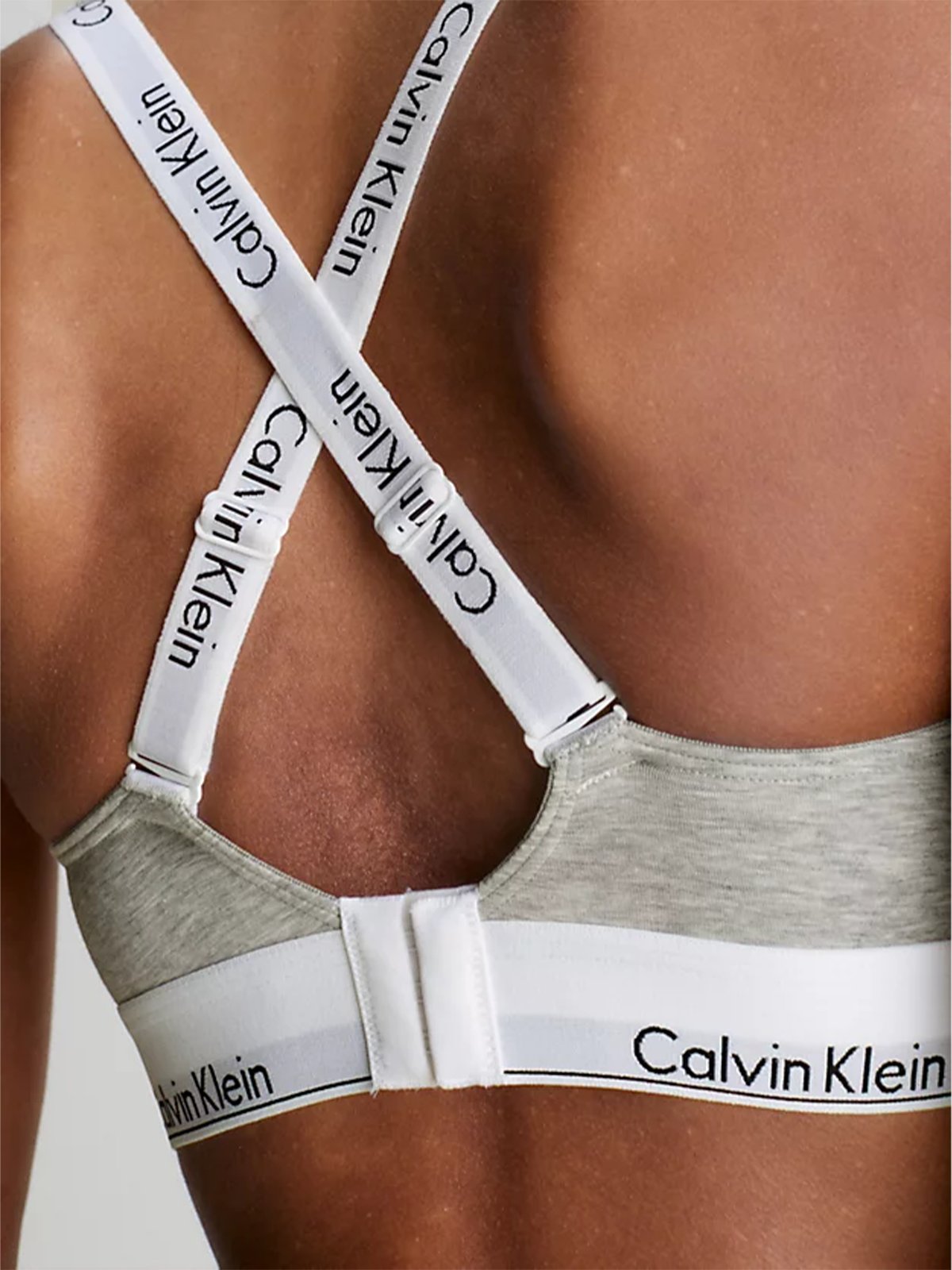 Calvin Klein Light Lined Bralette Grey Heather