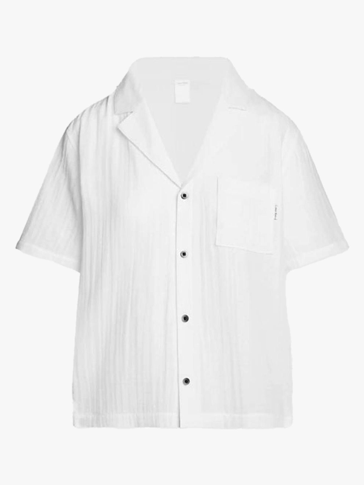 Calvin Klein Short Sleeve Botton Down White