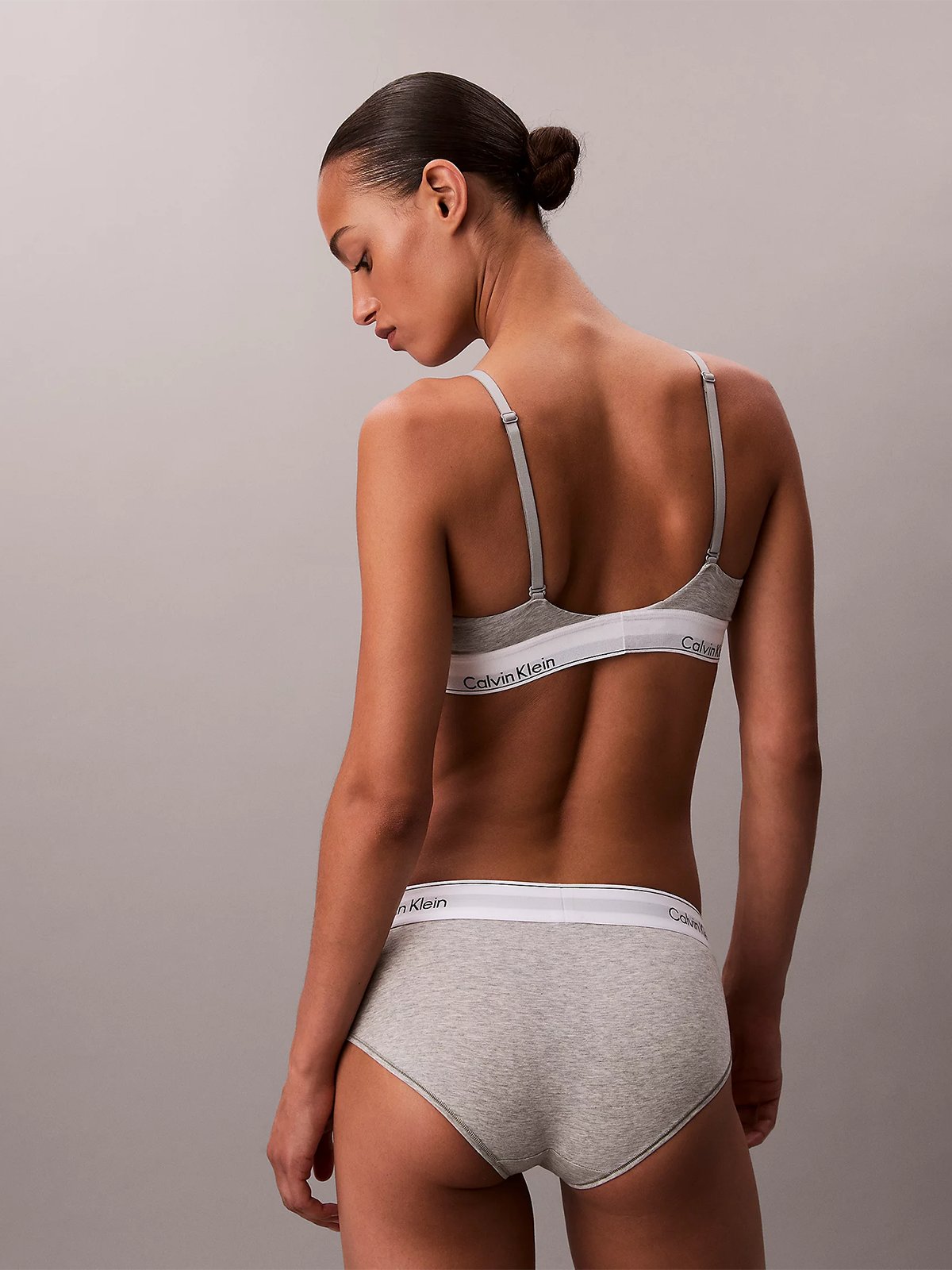 Calvin Klein Lightly Lined Triangle Grey heather