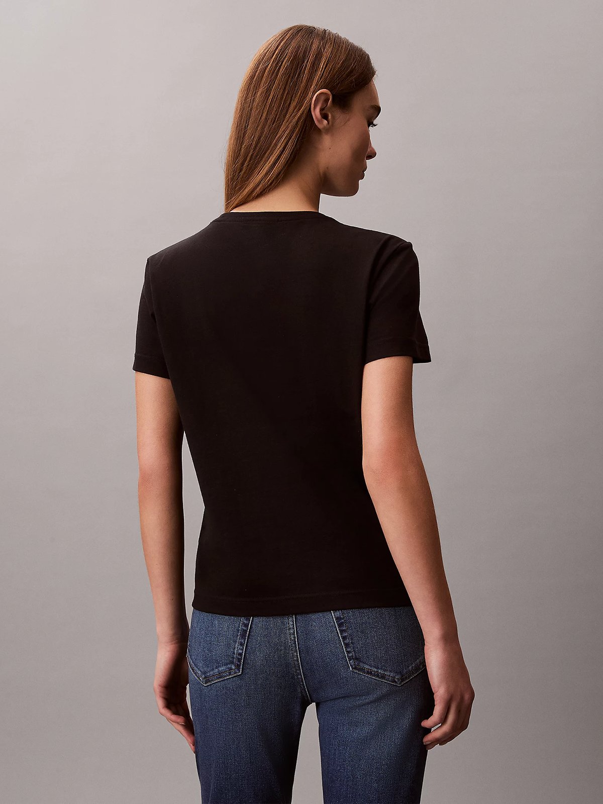 Calvin Klein Short Sleeve Monogram Crew Tee Black