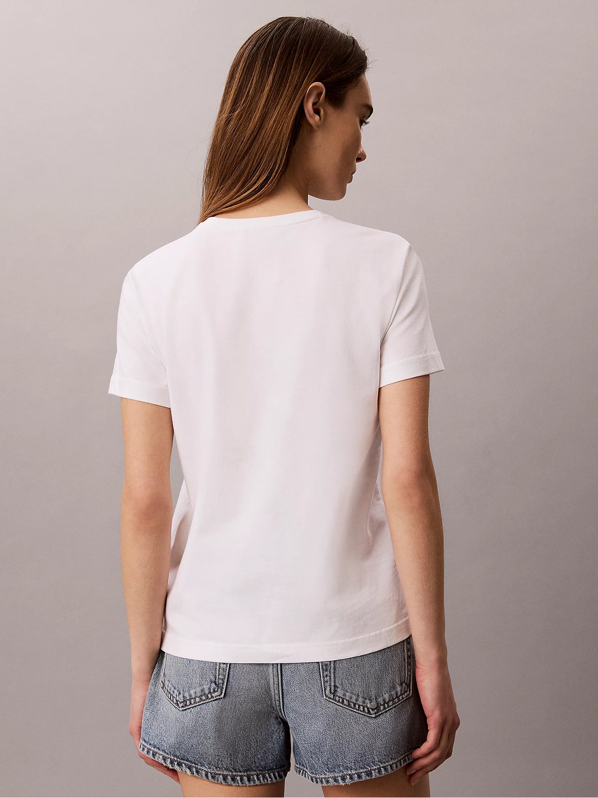 Calvin Klein Short Sleeve Monogram Crew Tee Bright White