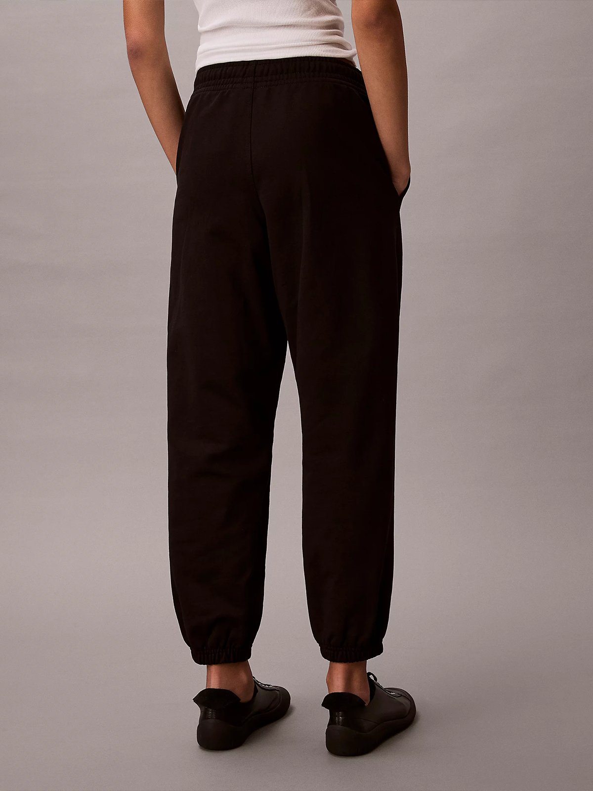 Calvin Klein Monologo French Terry Jogger Black