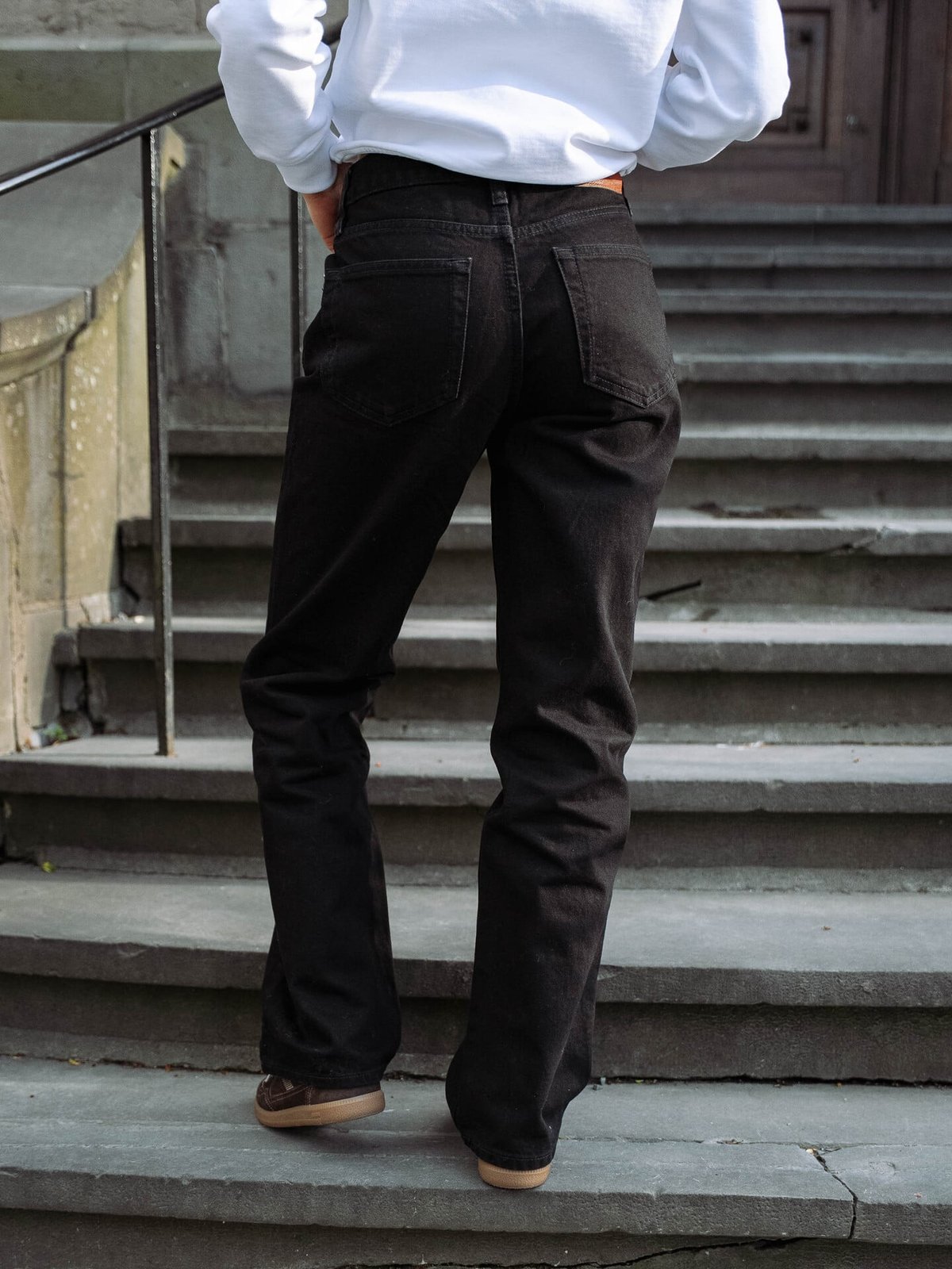 Calvin Klein 90s Straight Jeans Soft Black