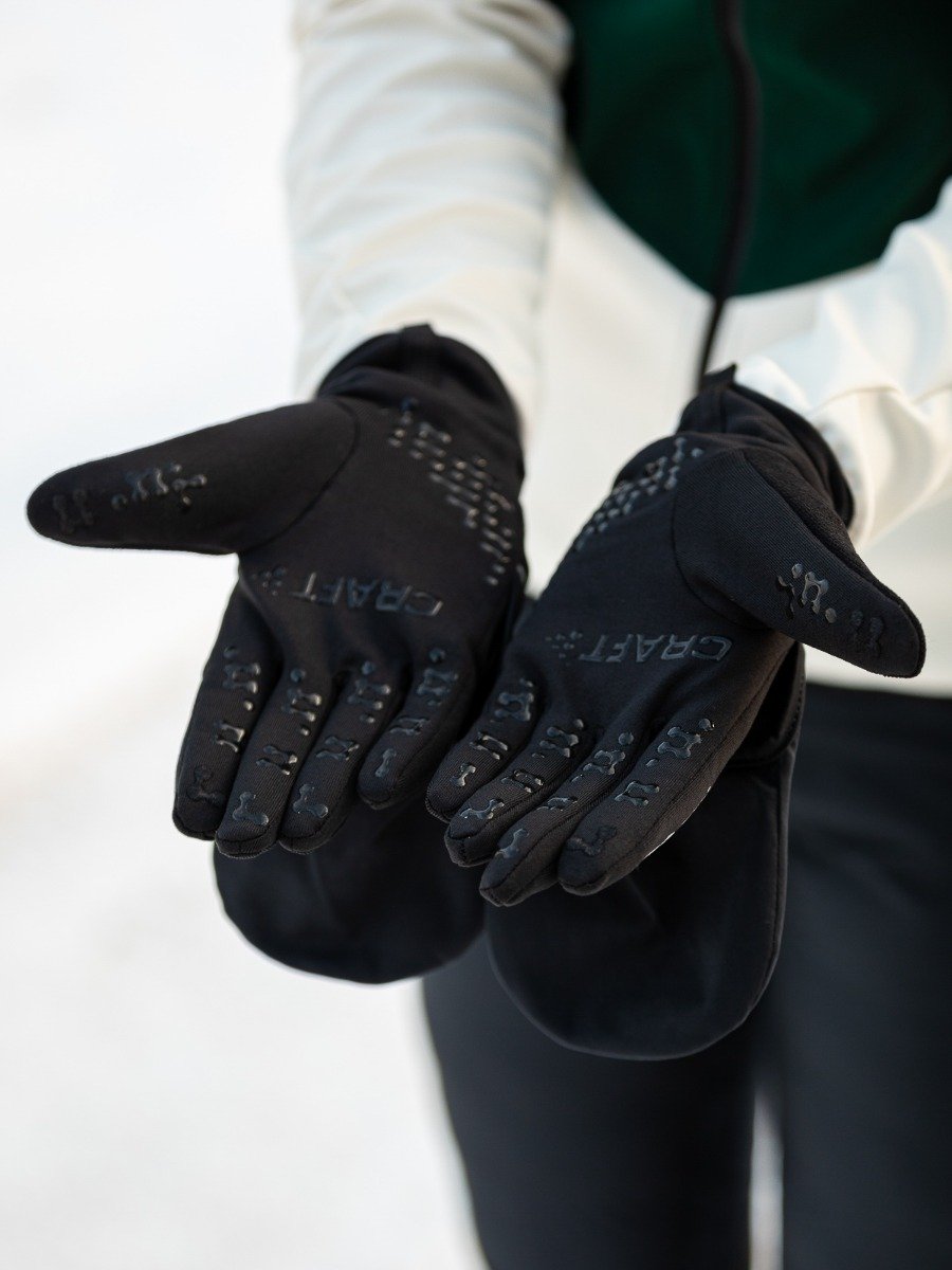 Craft Hybrid Weather Glove Black