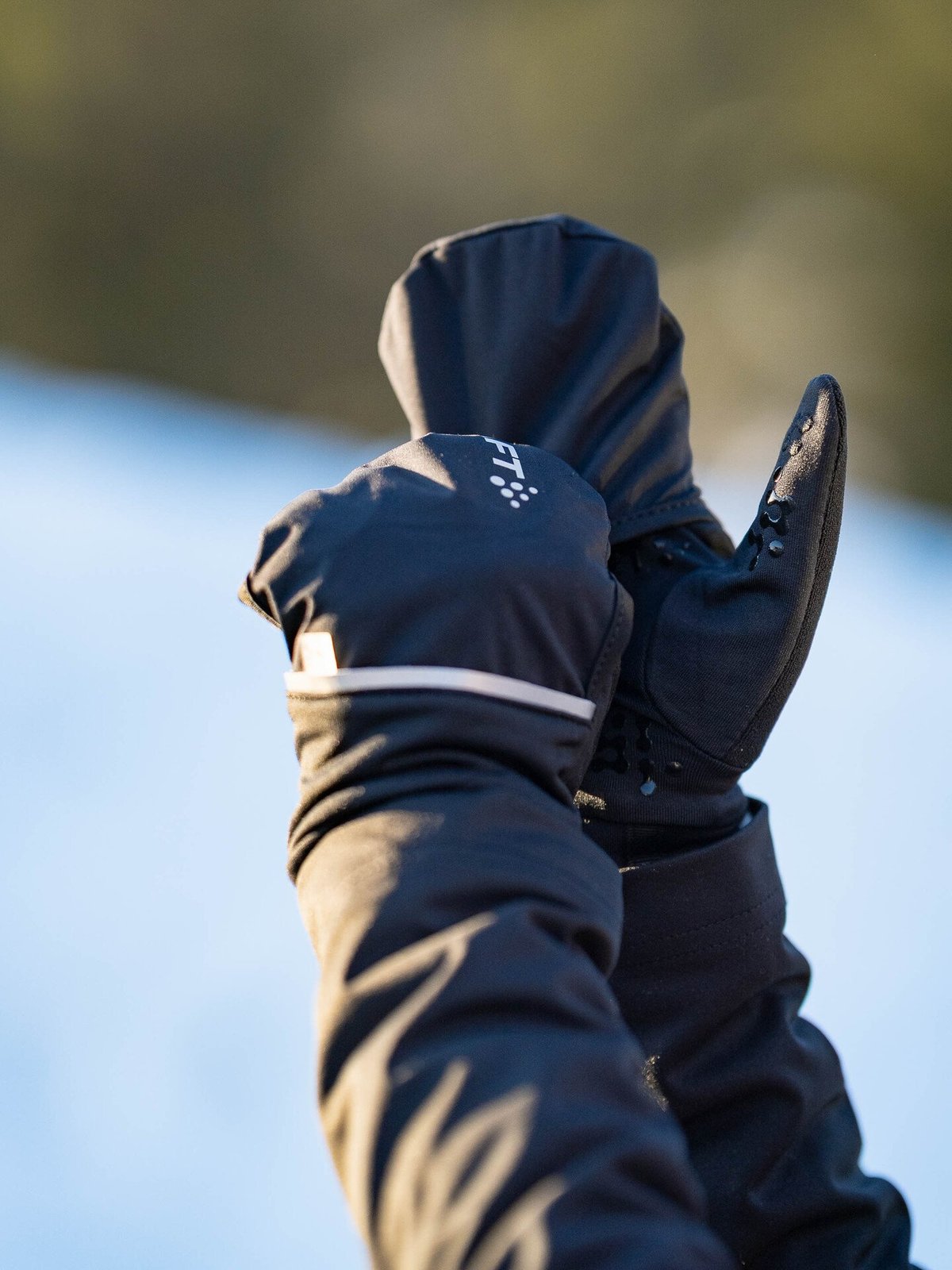 Craft Hybrid Weather Glove Black