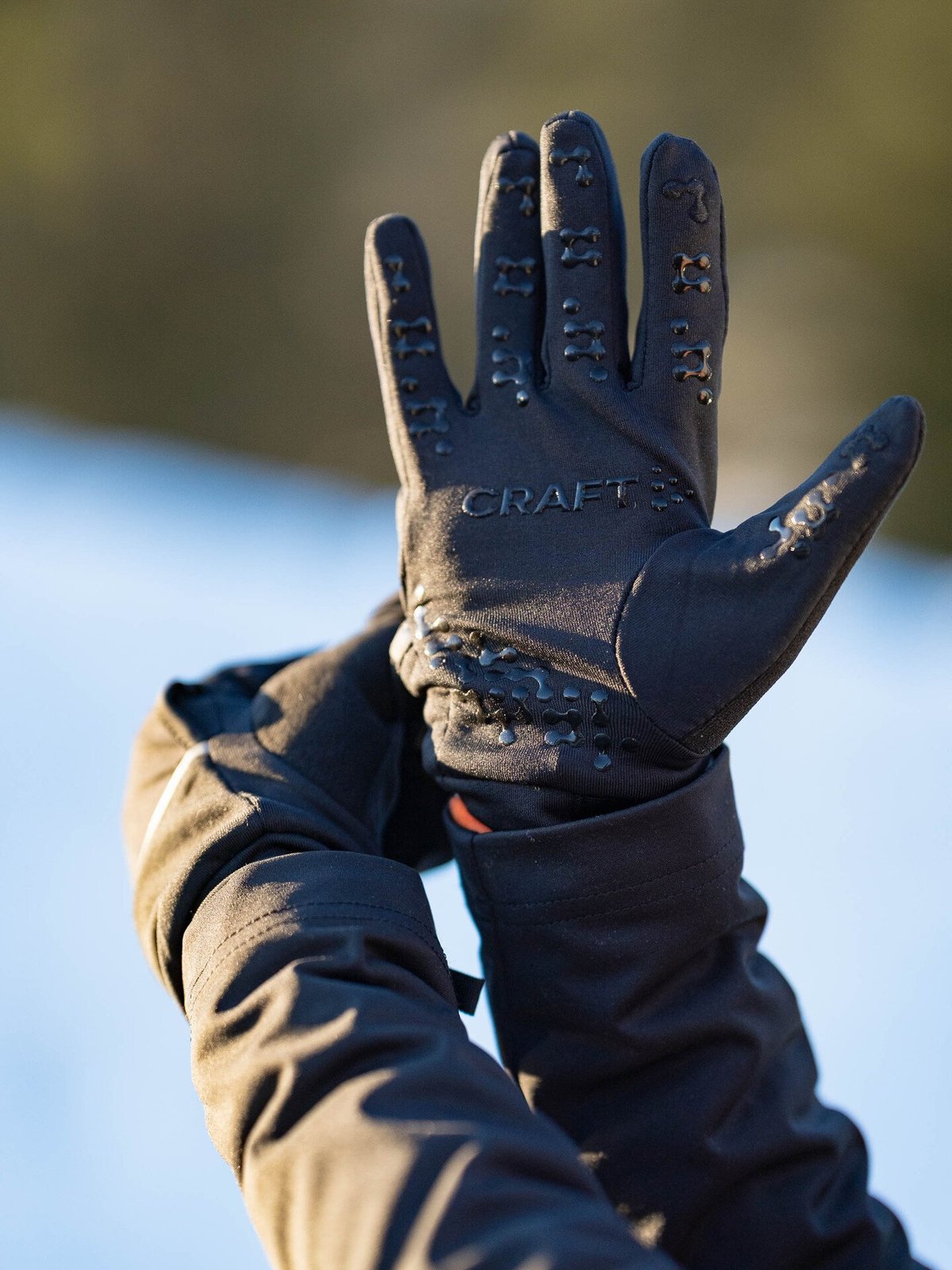 Craft Hybrid Weather Glove Black