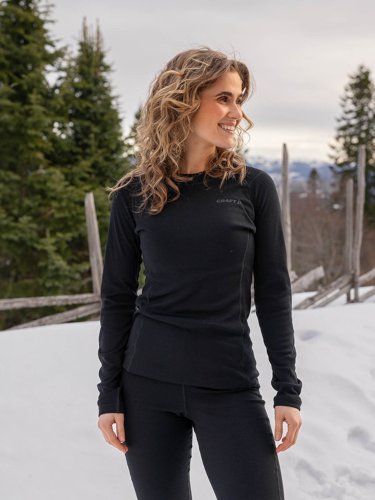 Craft CORE Warm Baselayer Set Black Melange