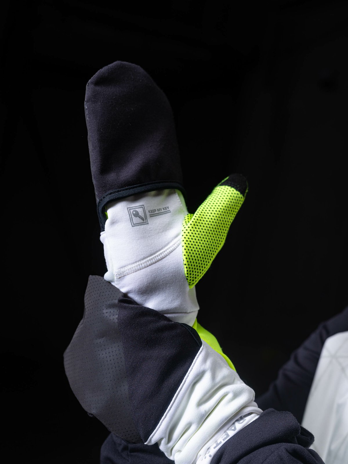 Craft Advance Lumen Fleece Hybrid Glove Ash White-Flumino