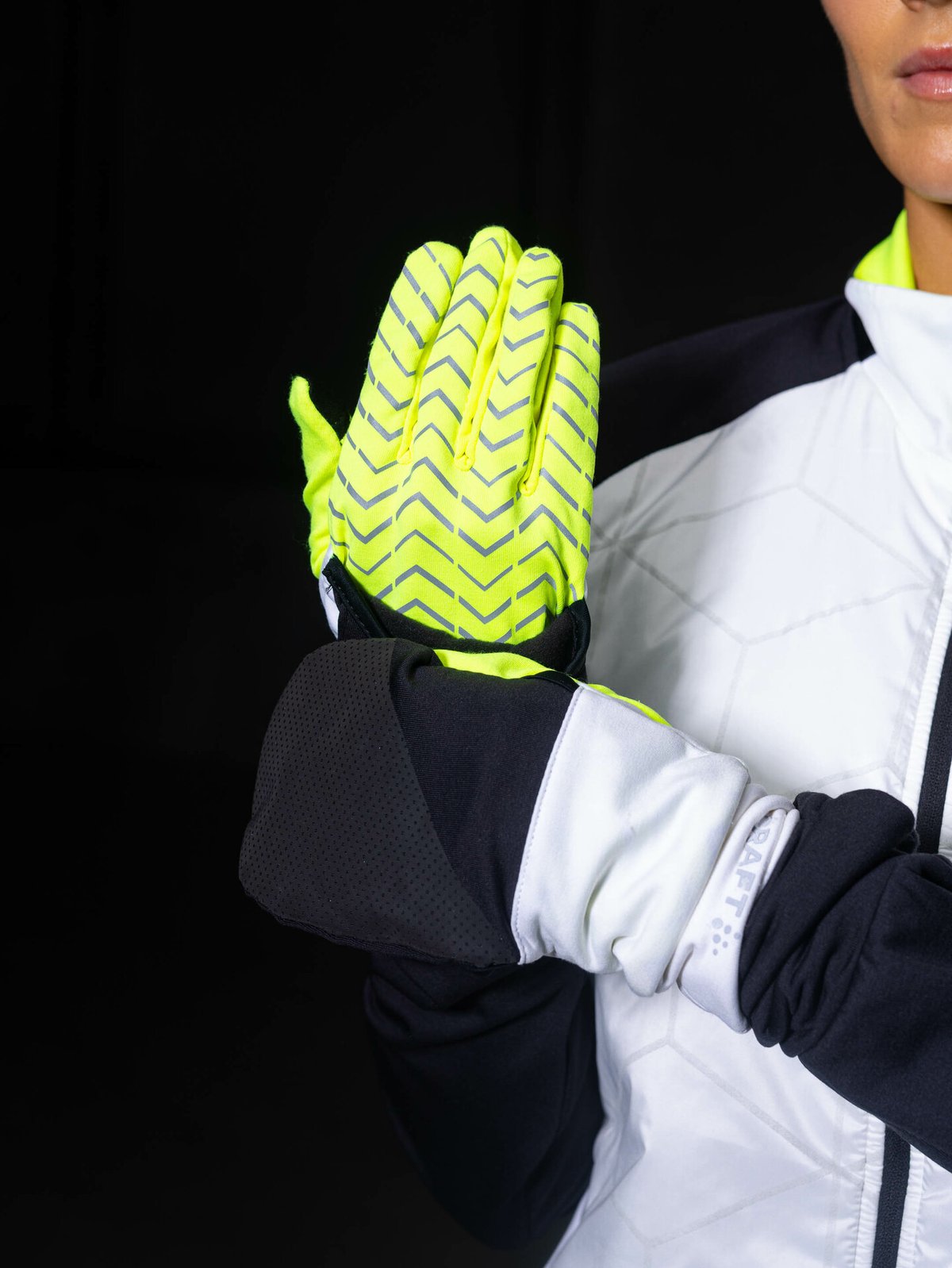 Craft Advance Lumen Fleece Hybrid Glove Ash White-Flumino
