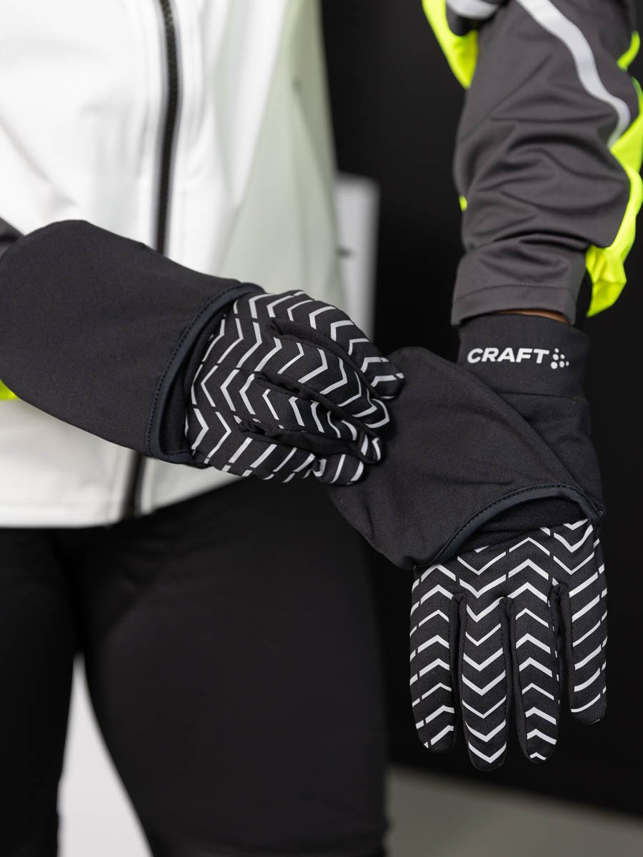 Craft Advance Lumen Fleece Hybrid Glove Black