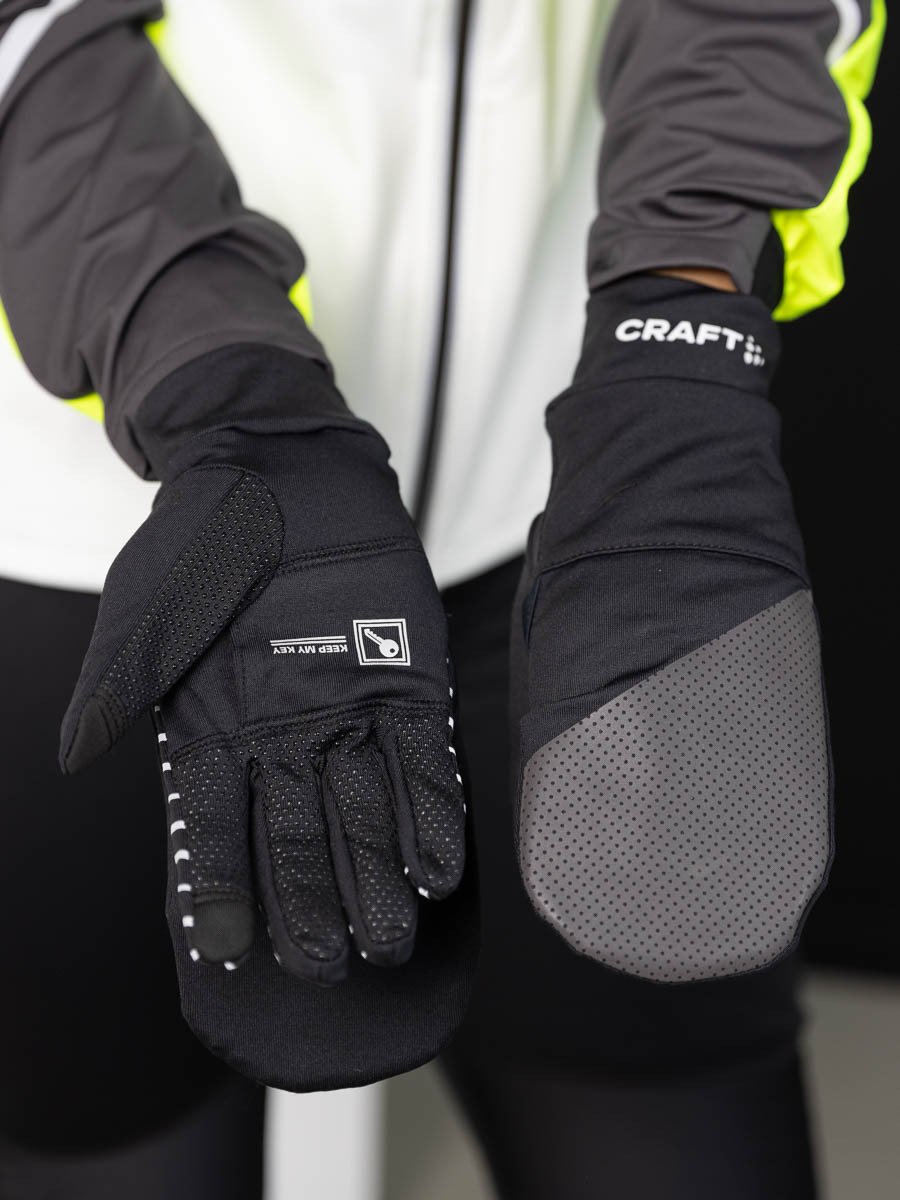 Craft Advance Lumen Fleece Hybrid Glove Black