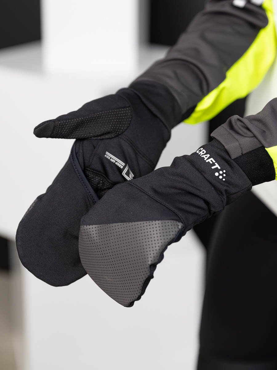 Craft Advance Lumen Fleece Hybrid Glove Black