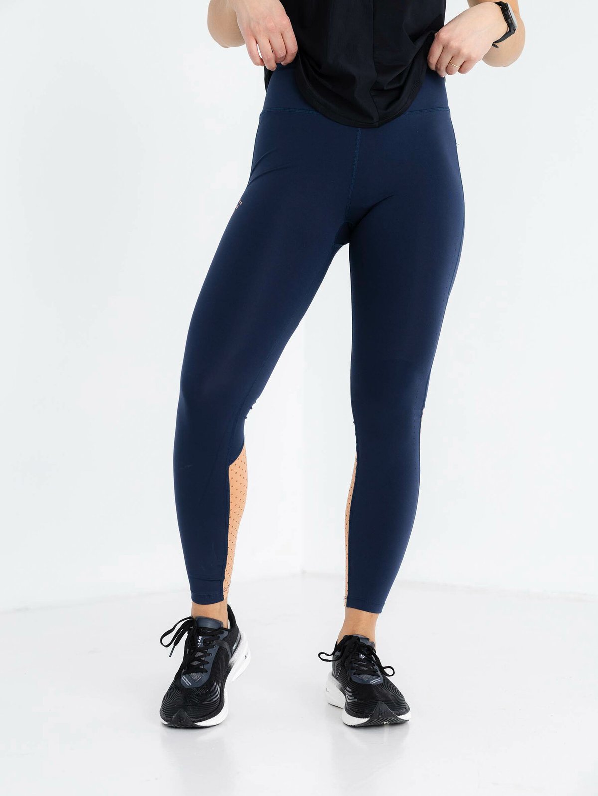 Craft Charge Perforated Tights Blå