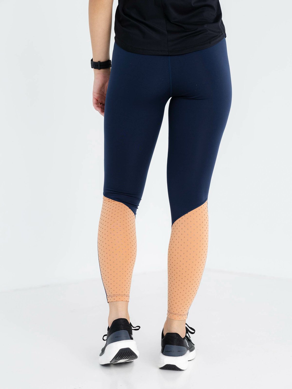 Craft Charge Perforated Tights Blå