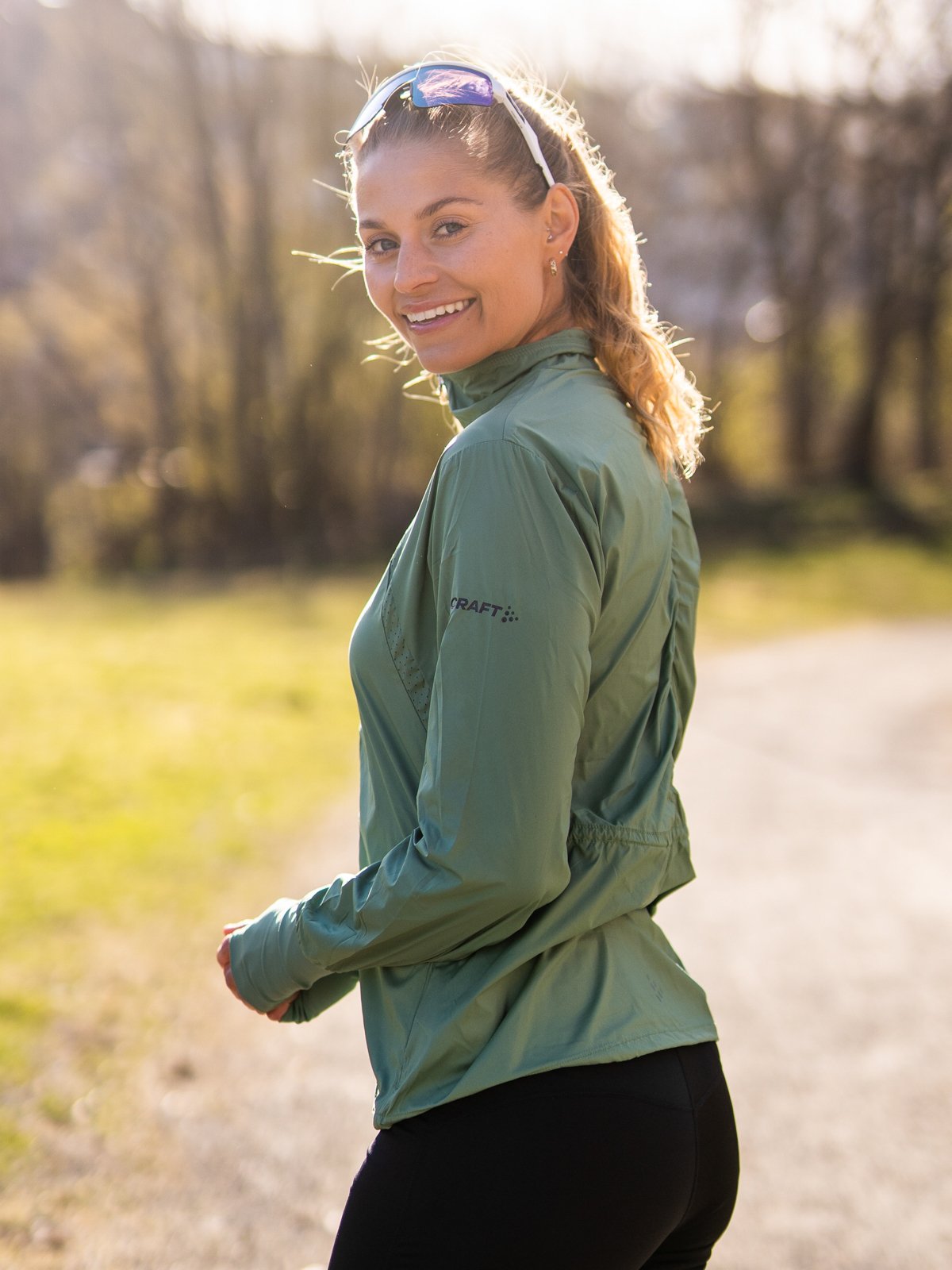 Craft Essence Wind Jacket Green