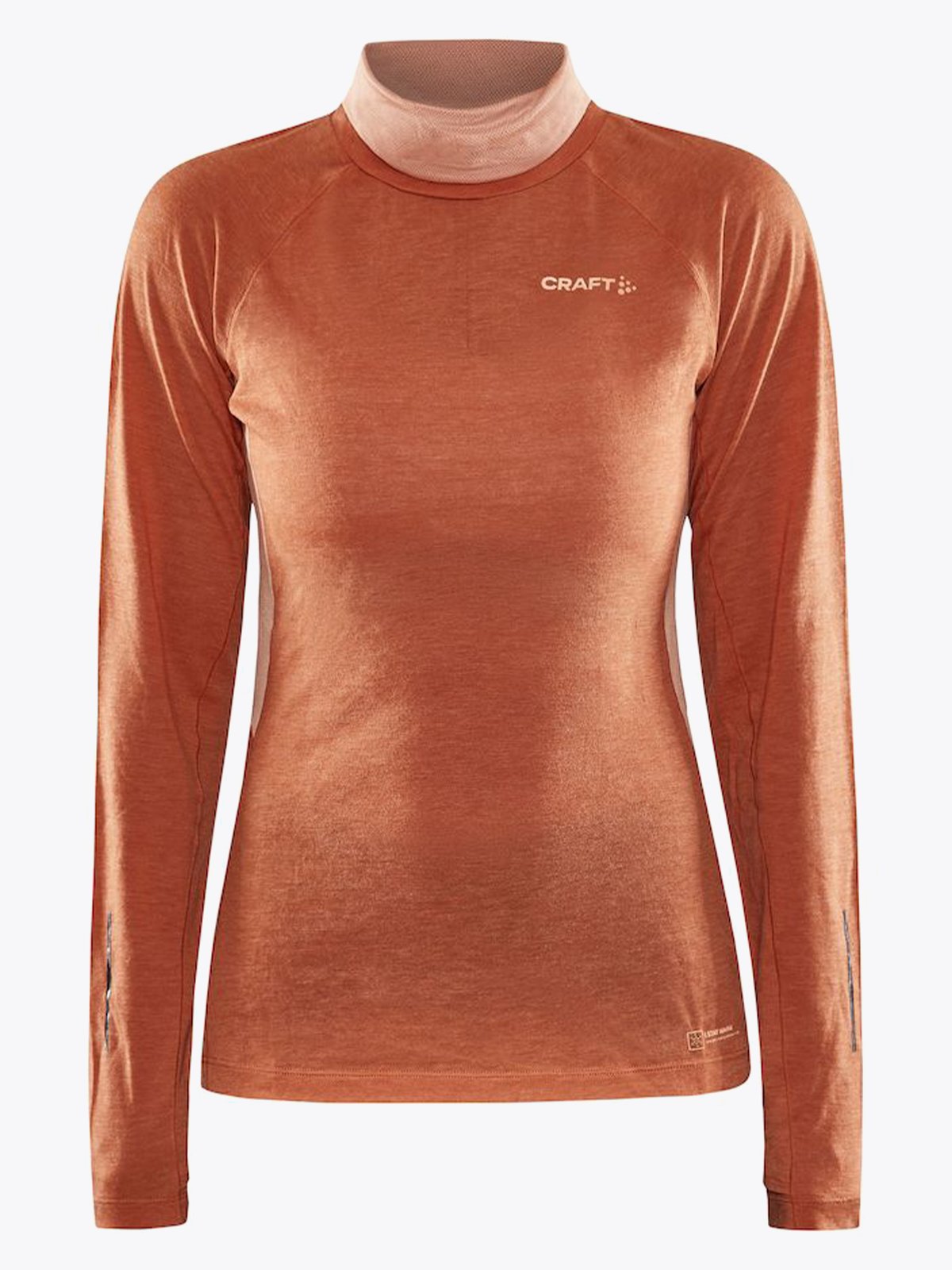 Craft Advanced SubZ Wool Long Sleeve Tee 2 W Rusty Glow
