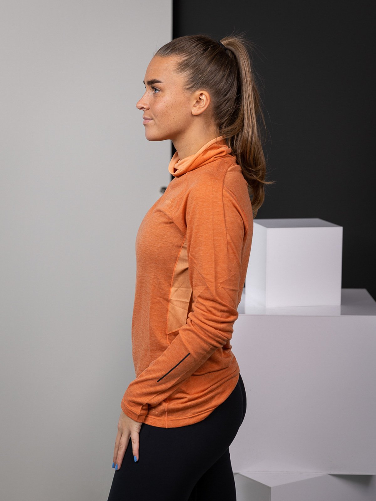 Craft Advanced SubZ Wool Long Sleeve Tee 2 W Rusty Glow