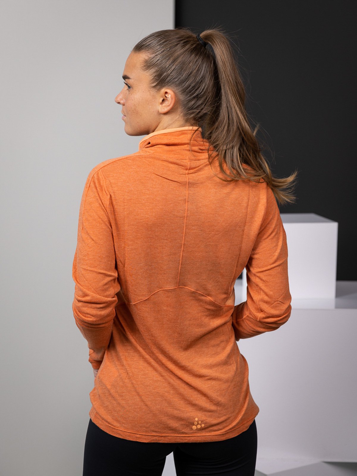 Craft Advanced SubZ Wool Long Sleeve Tee 2 W Rusty Glow