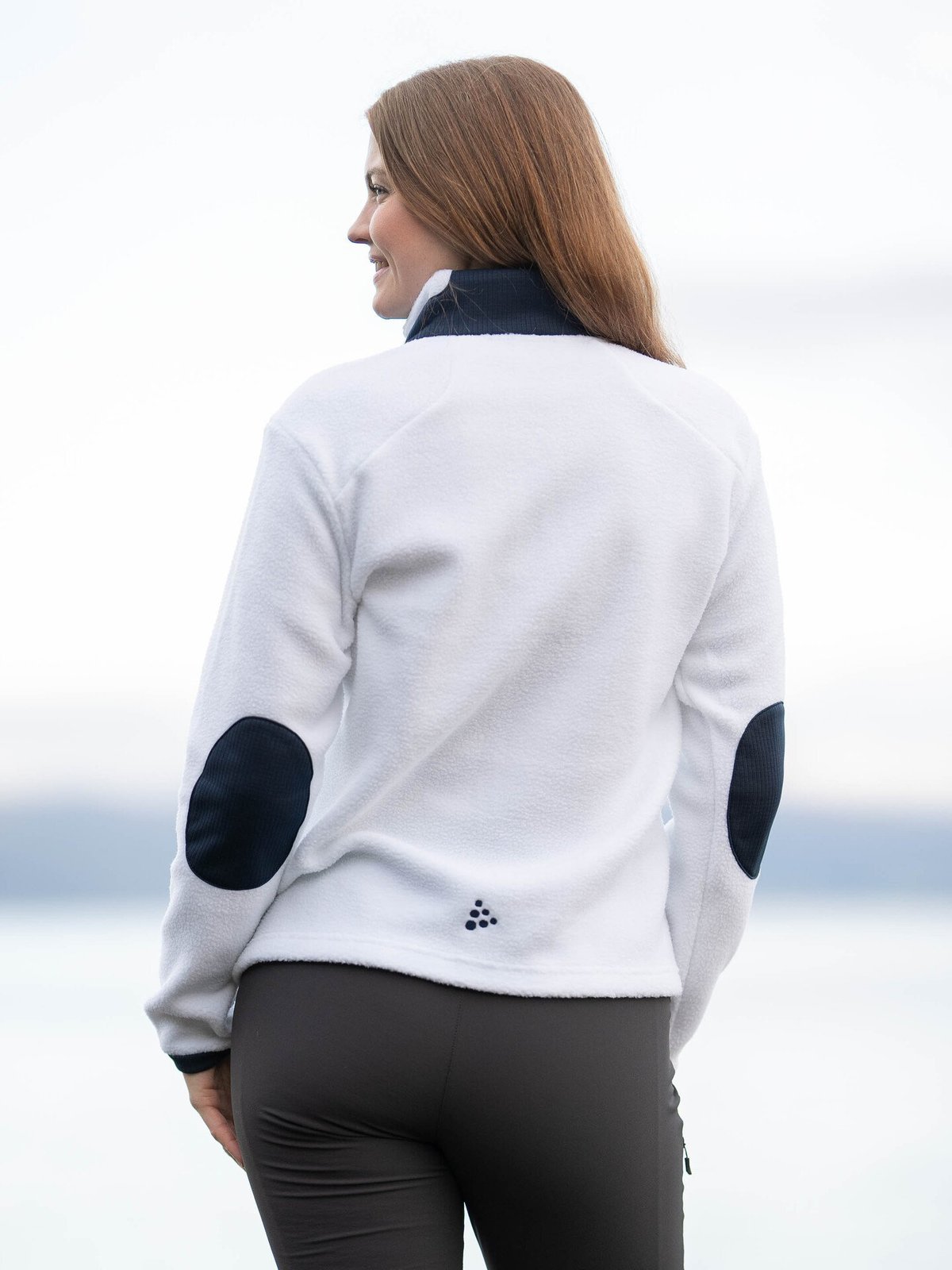 Craft Nor Adv Explore Pile Fleece Jacket White/Blaze