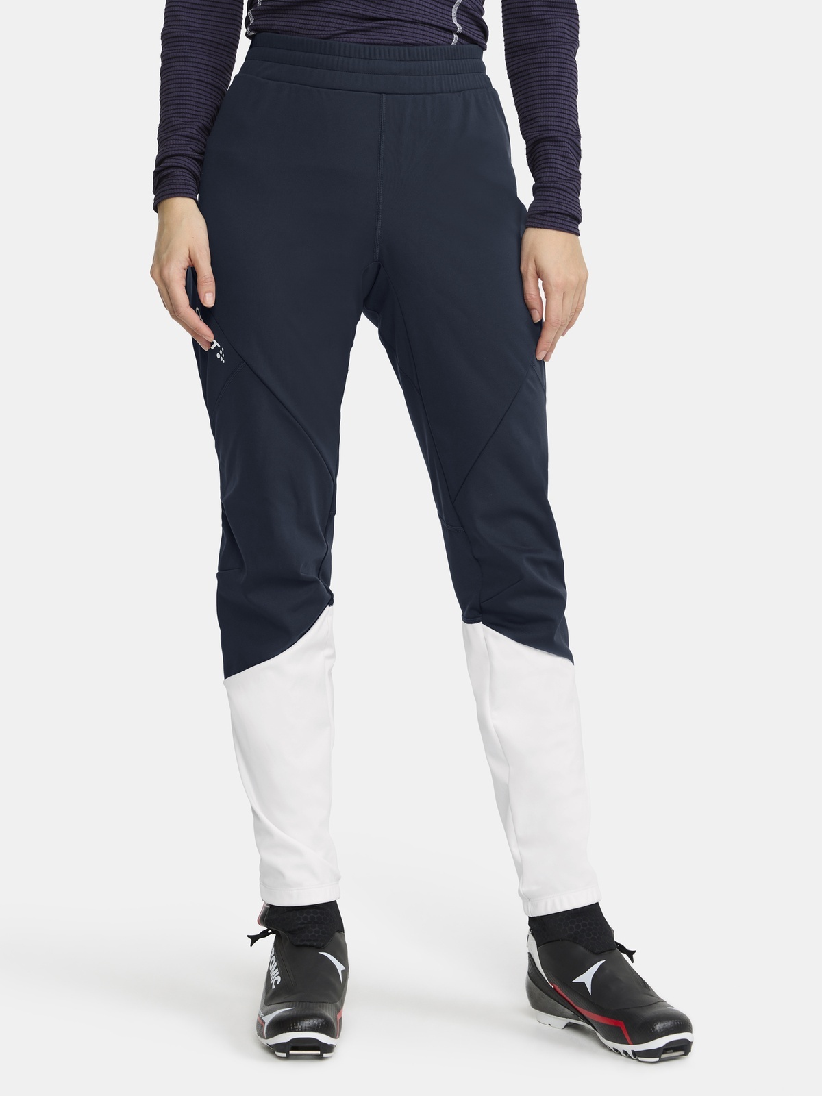 Craft Nor Core Nordic Ski Club Full-Zip Pants Blaze / White