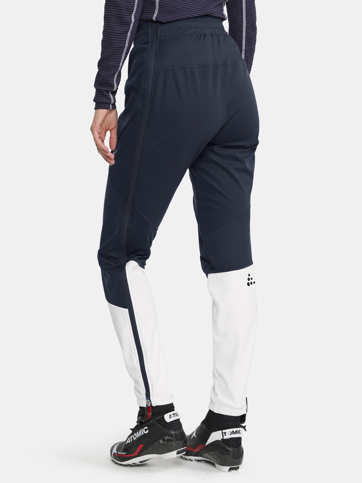 Craft Nor Core Nordic Ski Club Full-Zip Pants Blaze / White
