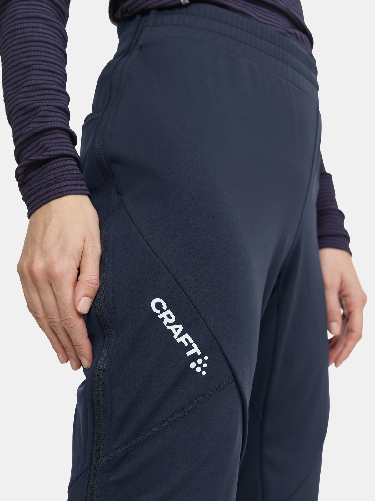 Craft Nor Core Nordic Ski Club Full-Zip Pants Blaze / White