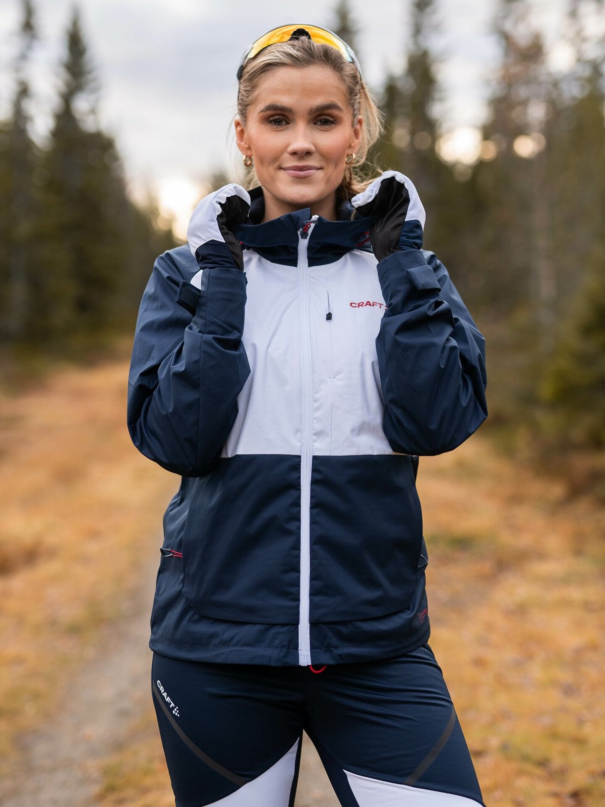 Craft Advance Backcountry Jacket Blaze/White