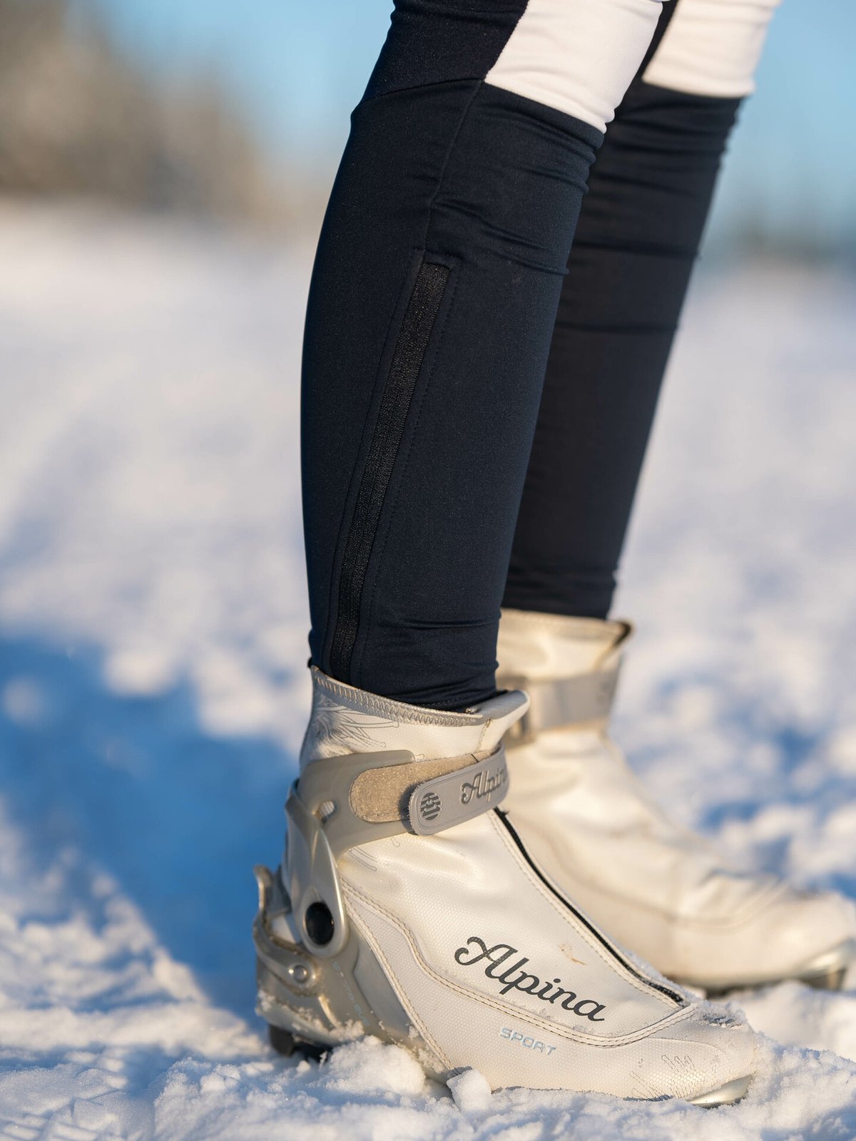 Craft Nor Nordic Ski Club Tights Blaze/White