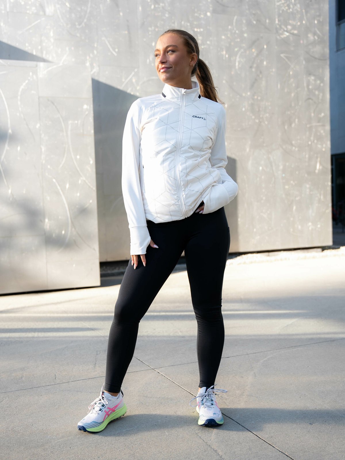 Craft Advance Essence High Waist Warm Tights Black