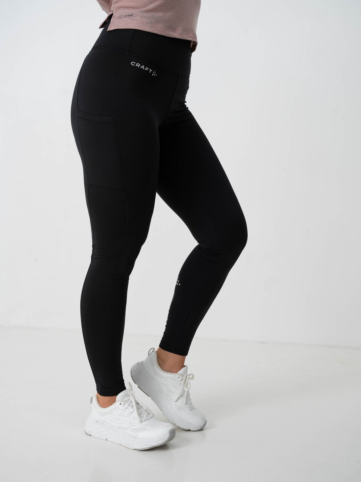 Craft Advance Essence High Waist Warm Tights Black